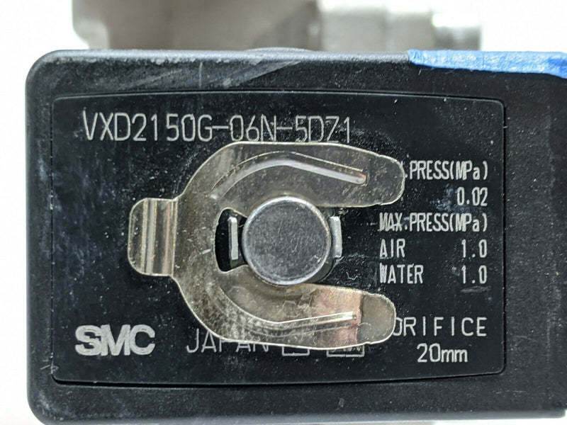 SMC VXD2150G-06N-5DZ1 Media Valve 2-Way - Maverick Industrial Sales