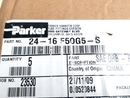 Parker 24-16 F50G5-S Pipe & Port Reducer, Expander 1-7/8"-12, 1-5/16"-12, 5 PACK - Maverick Industrial Sales
