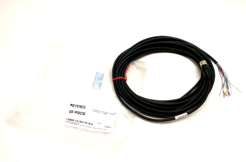 Keyence GS-P12C10 High Performance Cable, M12 12-Pin Female To Leads 10m - Maverick Industrial Sales