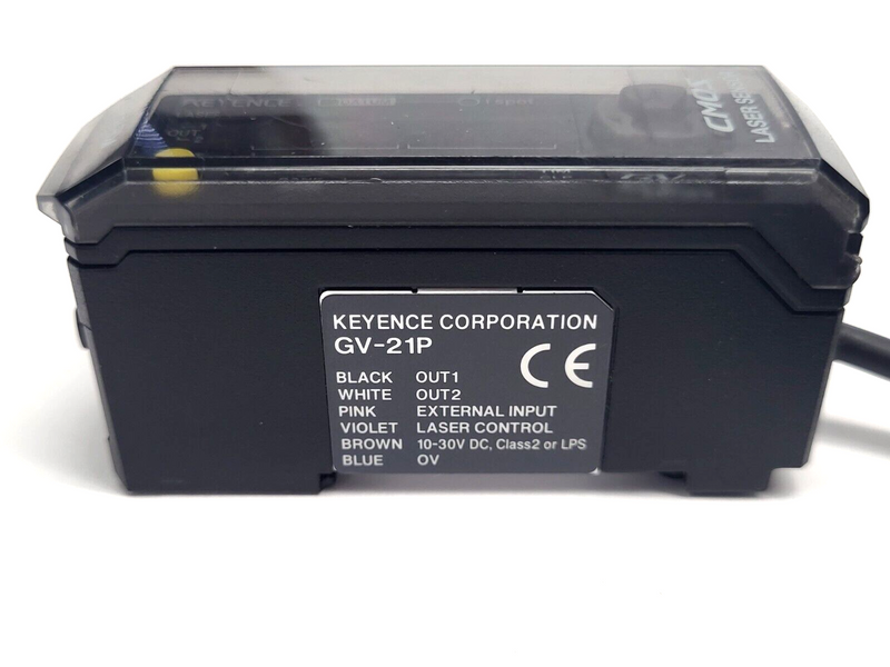 Keyence GV-H450L CMOS Laser Sensor w/ GV-21P Amplifier - Maverick Industrial Sales