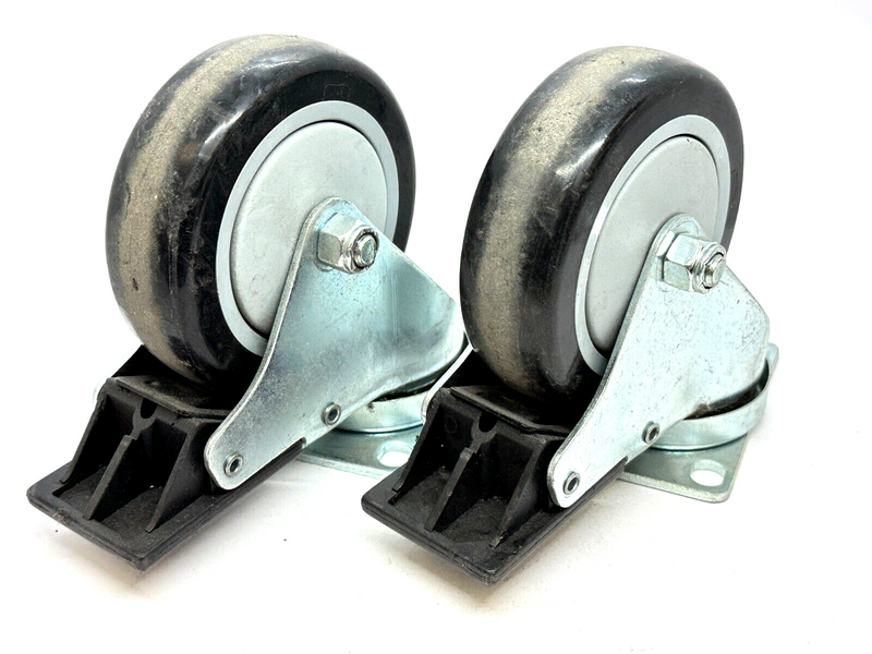 Superior Casters 4" S.C. Swivel Locking Caster Wheels LOT OF 2 - Maverick Industrial Sales