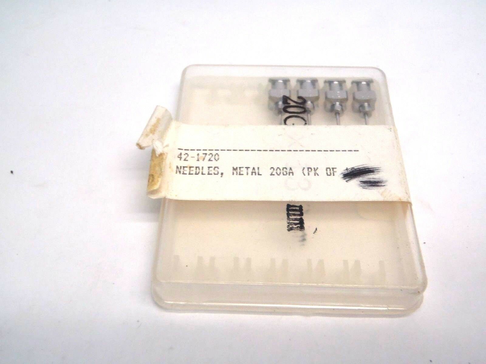 42-1720 | Lot of of (4) Iwashita Engineering 20 Gauge x 13mm, Metal Needles - New Other - Maverick Industrial Sales