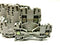ABB Entrelec 1SNK505210R0000 ZS4-D2 Double Deck Gray Terminal Block LOT OF 9 - Maverick Industrial Sales