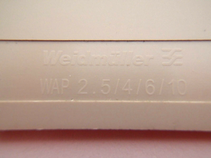 Lot of 3 Weidmuller WAP 2.5/4/6/10 Terminal Block End Barrier - Maverick Industrial Sales