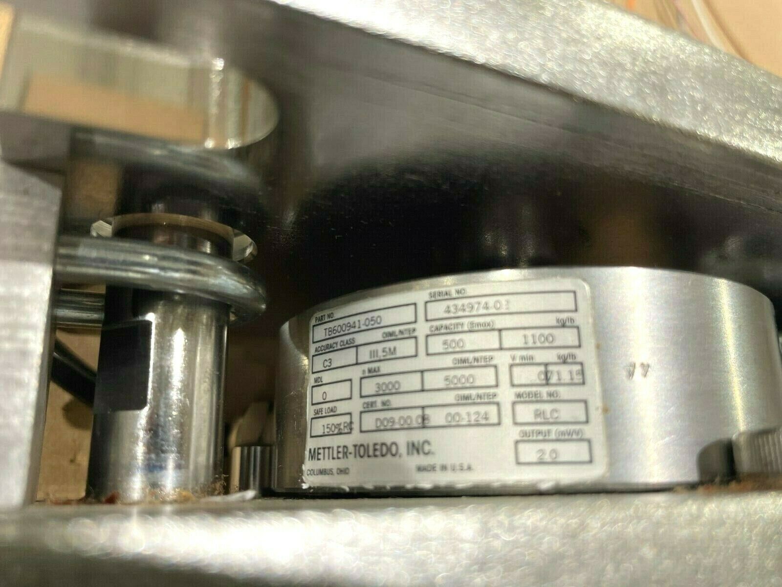 097003X54-1,TB600941-050 | Mettler Toledo 0970 Ringmount Ultra-Flat Weigh Modules, Low Profile Load Cells - New – Open box - Maverick Industrial Sales