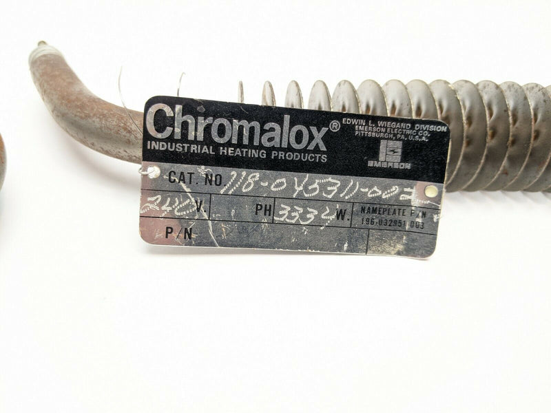 Chromalox 118-045311-002 Tubular Steel Element 240v 3334w - Maverick Industrial Sales