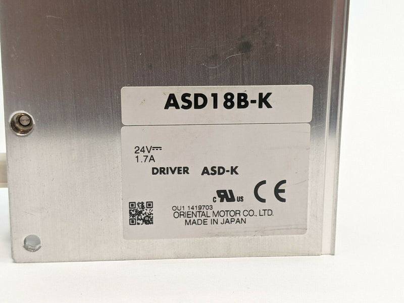 Oriental Motor ASD18B-K AlphaStep Closed Loop Driver 24 VDC - Maverick Industrial Sales