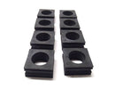 Lot of (8) Weidmuller CABTITE KT 28 Black Frame Grommet Split 1.102"~1.142" - Maverick Industrial Sales