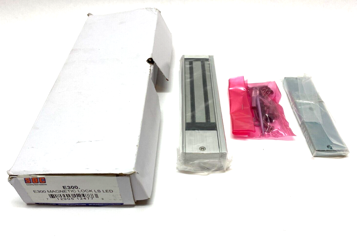 Security Door Controls E300 Excel Micro Magnetic Cabinet Lock 300lb Hold Force - Maverick Industrial Sales