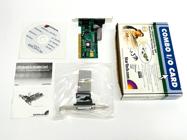 Star Tech PCI2S1P PCI Serial Parallel Combo Card w/ Accessories - Maverick Industrial Sales