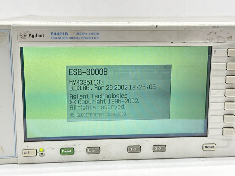Agilent E4421B ESG Series Signal Generator 250kHz-3.0GHz - Maverick Industrial Sales