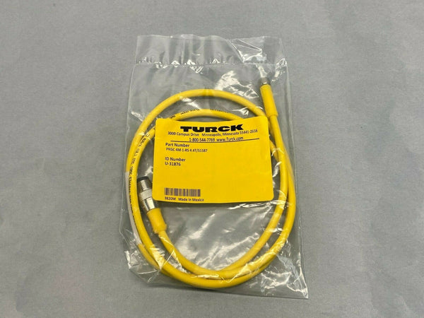 Turck PKGC 4M-1-RS 4.4T/S1587 Double-Ended Cordset U-31876 - Maverick Industrial Sales