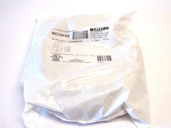 Balluff BCC0FP0 Connecting Cable BCC-M415-0000-1A-030-VS85N6-060 4A/125V - Maverick Industrial Sales
