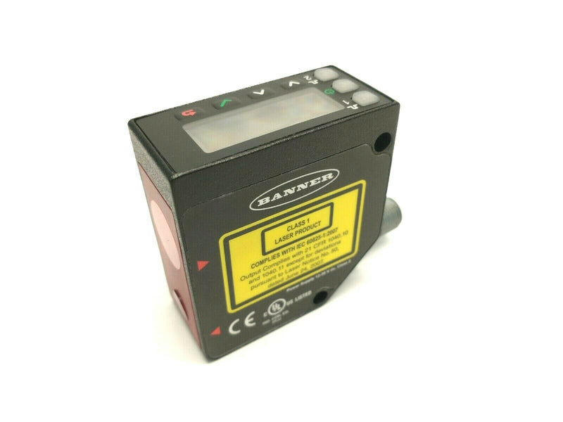 Banner LE550KC1Q IO-Link 1m Range Laser Displacement Sensor 12-30VDC 97765 - Maverick Industrial Sales