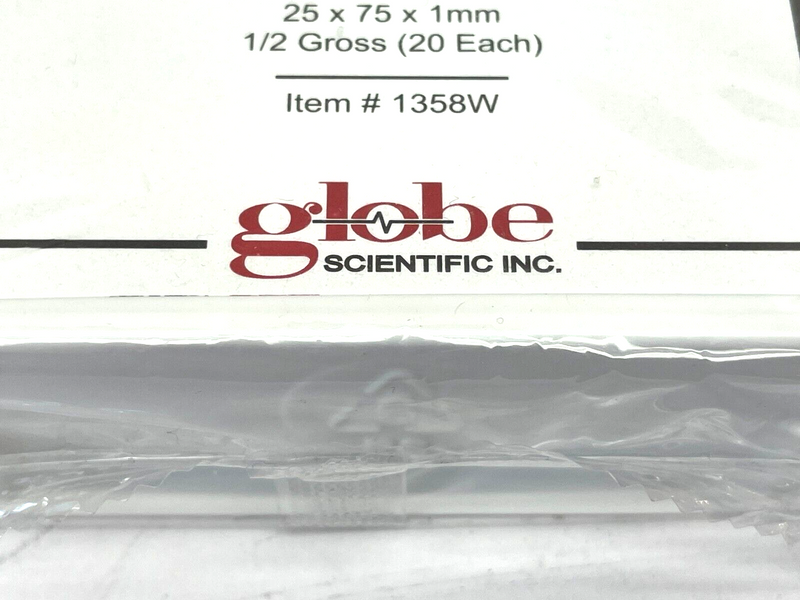 Globe Scientific 1358W White Frosted Microscope Slides - Maverick Industrial Sales