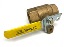 Apollo Conbraco 75-107-01 Bronze Locking Ball Valve Inline 1-1/2" - Maverick Industrial Sales