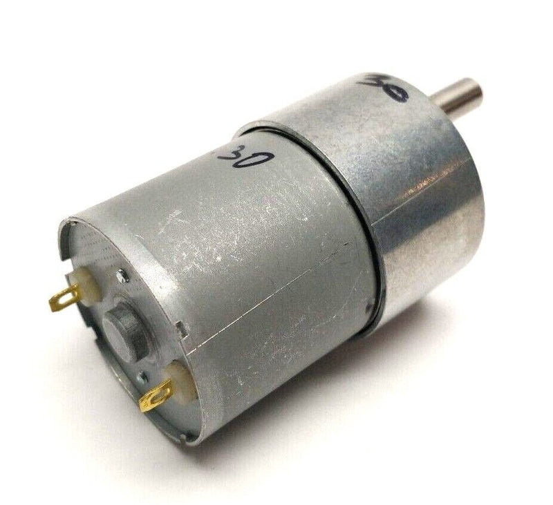 Pololu 1103 Spur Pinion Metal Gearmotor 12V 30:1 37Dx52L D-Shape Shaft 6mm Dia. - Maverick Industrial Sales