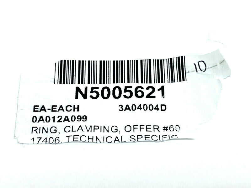 PE USA 0A012A099 Clamping Ring for PE Rotary Labeler LOT OF 5 - Maverick Industrial Sales