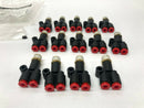 SMC KQU03-34S Pneumatic Splitter Press-To-Connect Fitting, LOT OF 14 - Maverick Industrial Sales