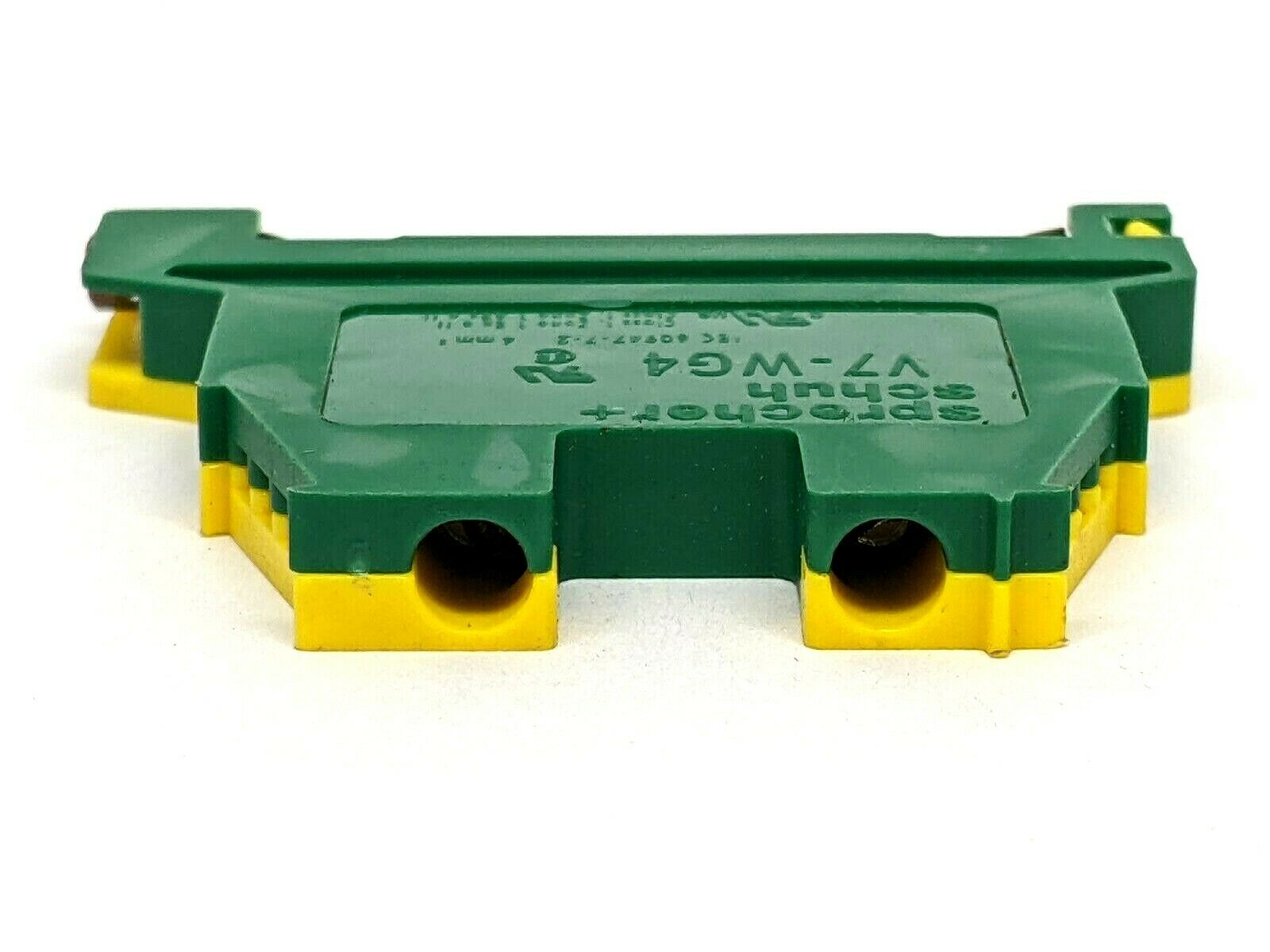 Sprecher+Schuh V7-WG4 Terminal Block 4mm Green/Yellow - Maverick Industrial Sales