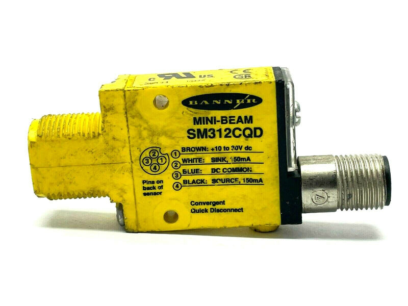 Banner SM312CQD Industry Standard Sensor 29184 - Maverick Industrial Sales