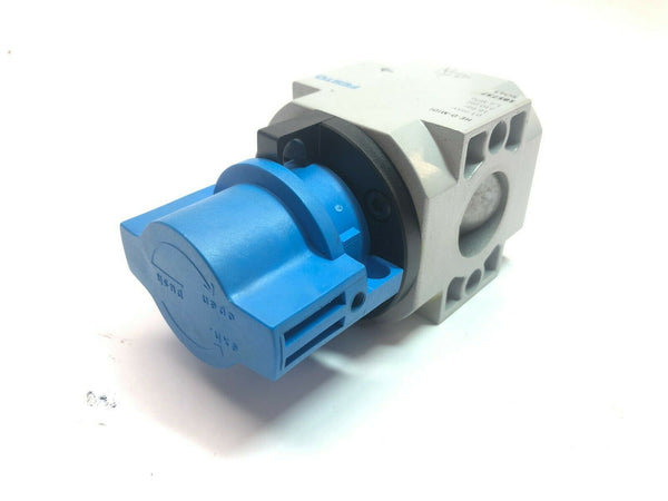 Festo HE-D-MIDI 185737 Pneumatic Safety Lockout Valve 16 BAR 230 PSI 1,6 MPa - Maverick Industrial Sales