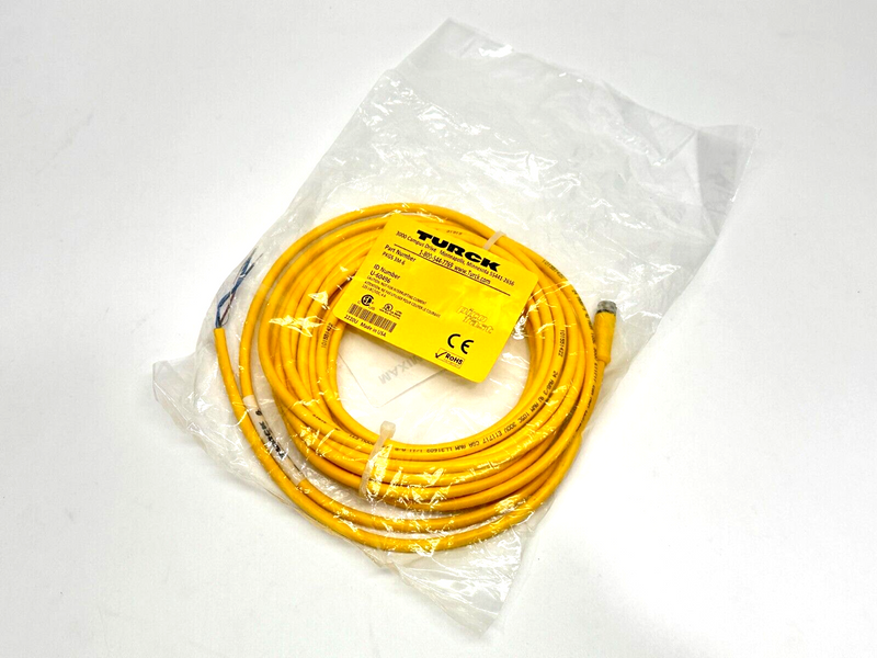 Turck PKGS 3M-6 Pico Fast Cordset F M8 3-Pin - Flying Leads 6m U60496 - Maverick Industrial Sales