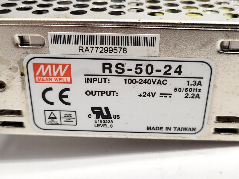 Mean Well RS-50-24 Switching Power Supply - Maverick Industrial Sales