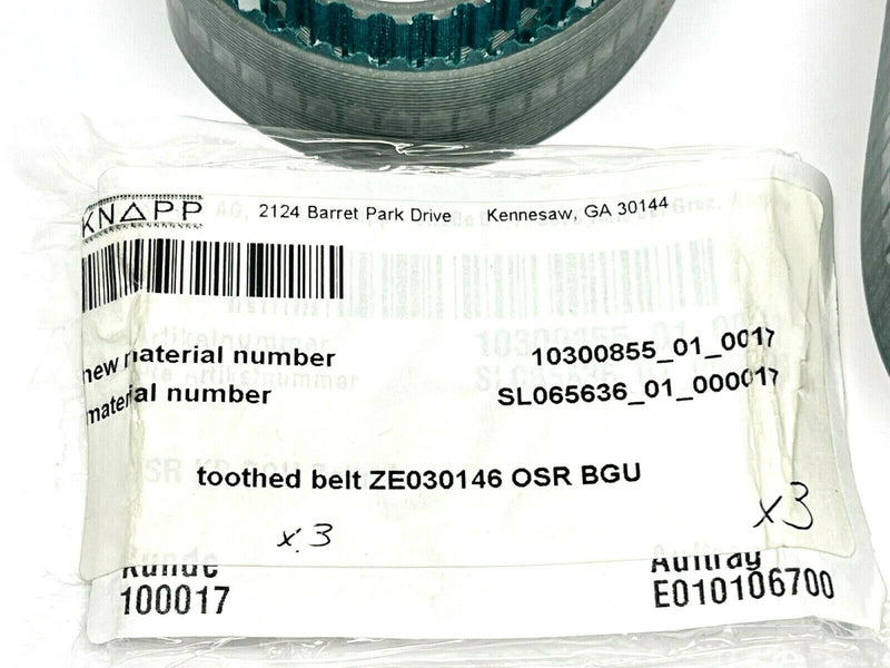 Knapp ZE030146 OSR BGU Toothed Belt 10300855_01_0017 SL065636_01_000017 - Maverick Industrial Sales