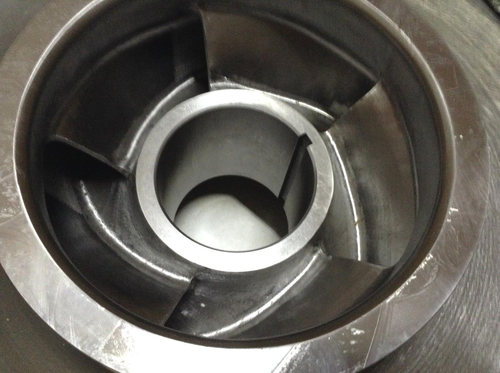 Flowserve 8X23PH3AX1 23" Impeller MD 805 for 4 Inch Diameter Shaft, SS - Maverick Industrial Sales