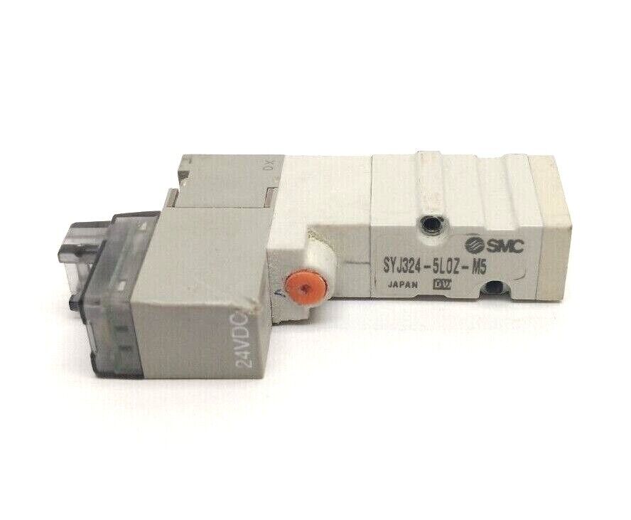 SMC SYJ324-5LOZ-M5 3-Port 2-Position Solenoid Valve 24VDC VALVE ONLY - Maverick Industrial Sales