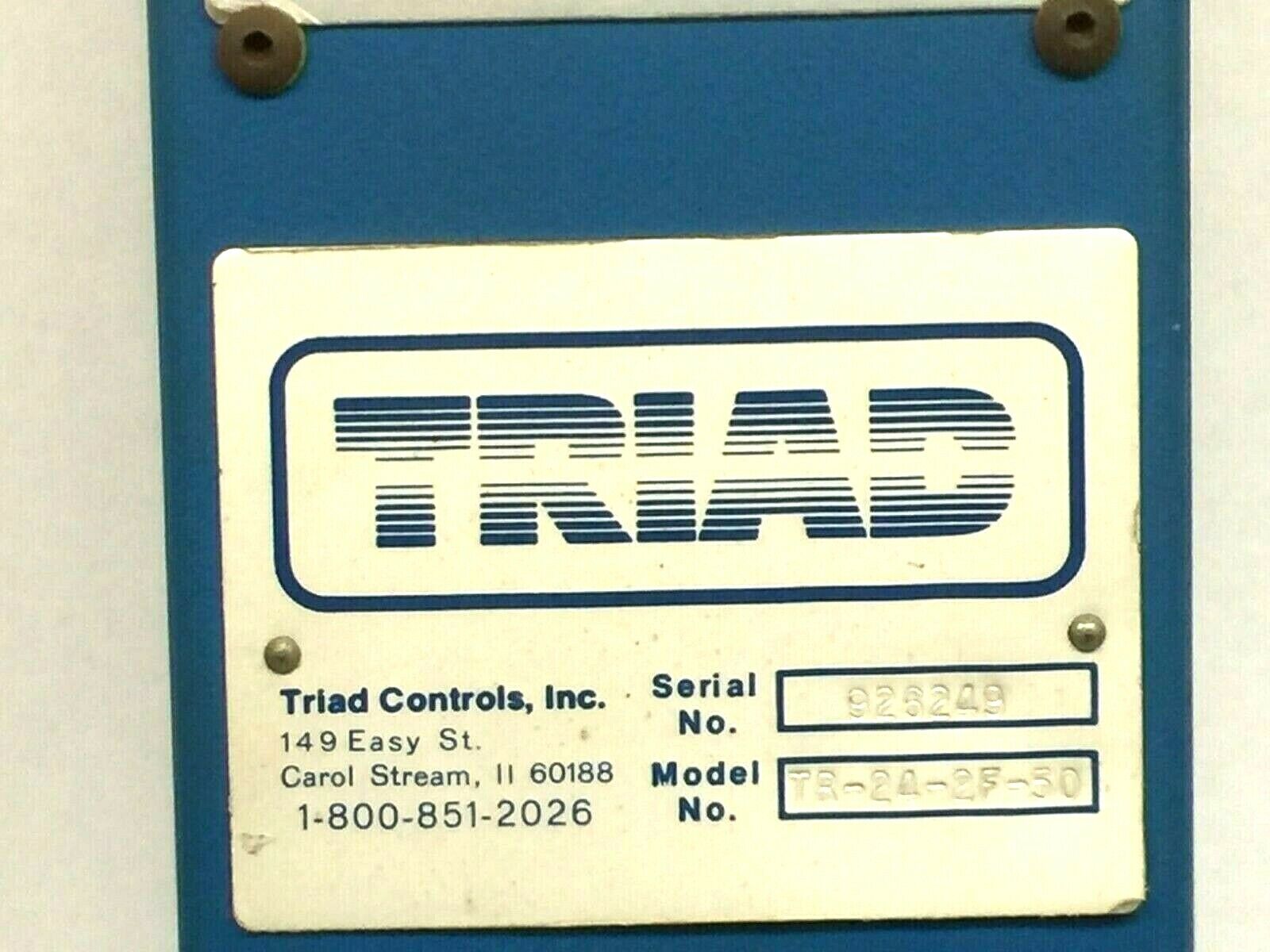 Triad Controls TR-24-2F-50 Light Curtain Detector - Maverick Industrial Sales