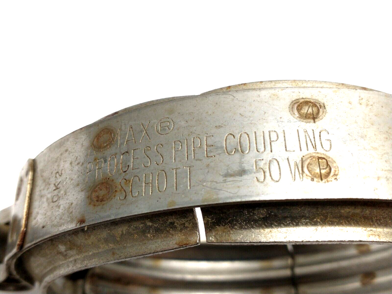 Schott 4000 KIMAX 4" Process Pipe Coupling 50 W.P. - Maverick Industrial Sales