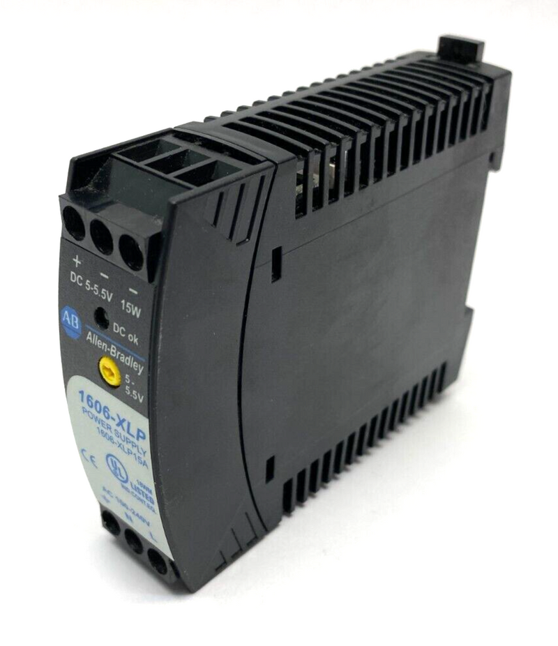 Allen Bradley 1606-XLP15A Ser A Power Supply 100-240VAC 0.3A 50-60Hz - Maverick Industrial Sales