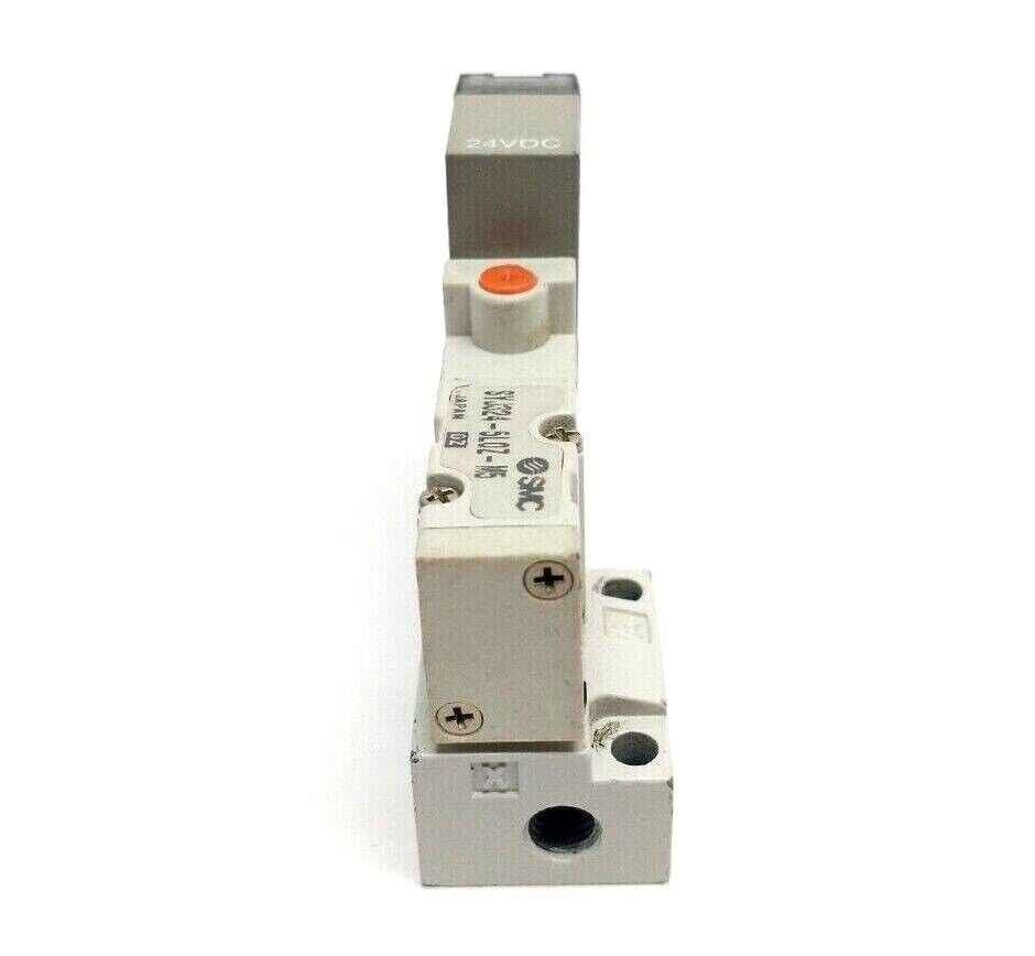 SMC SYJ324-5LOZ-M5 3-Port 2-Position Solenoid Valve M5 Base Mounted 24VDC - Maverick Industrial Sales