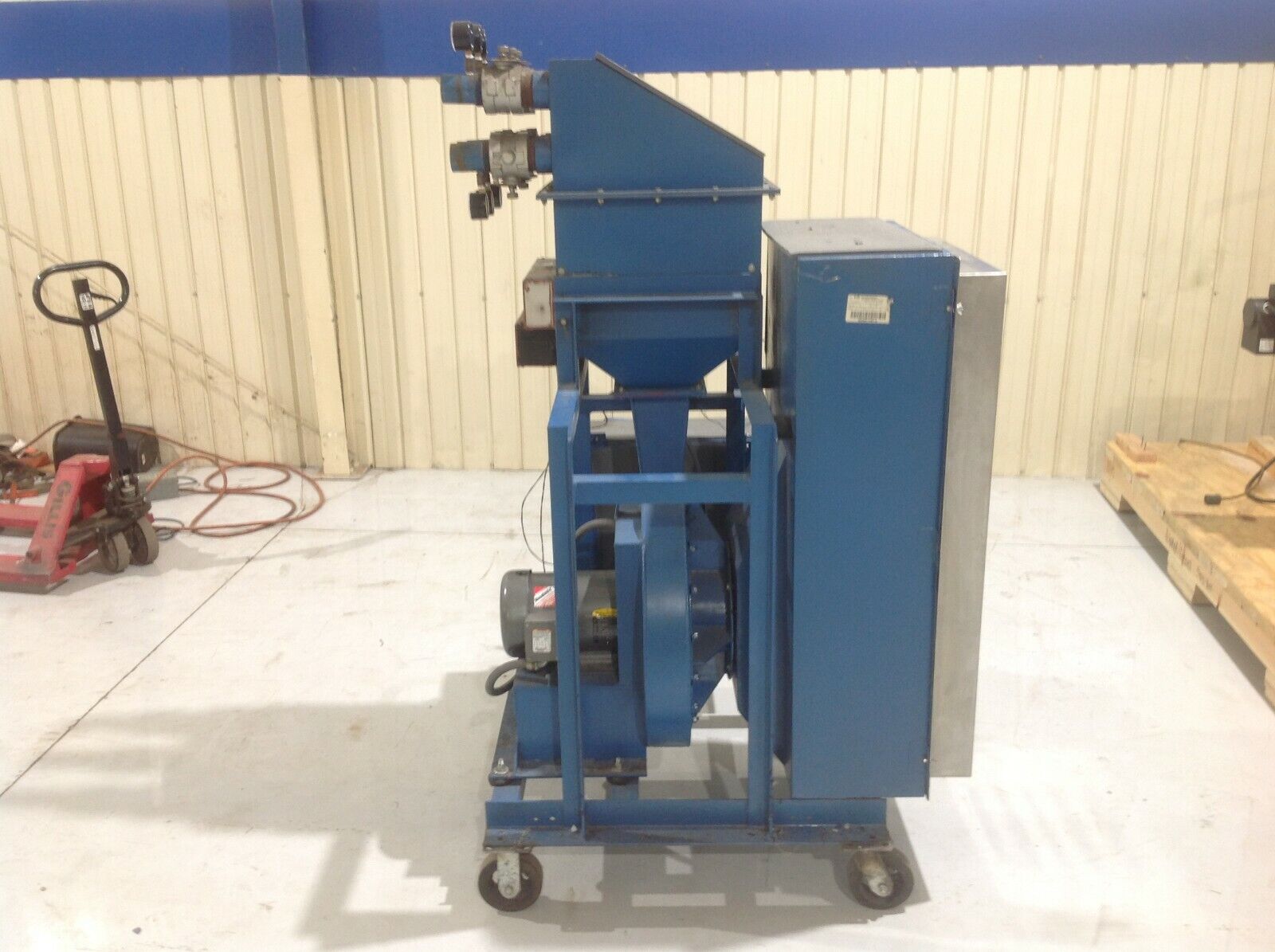 Bilco Heated Air Blower 460V with Chromalox CAB1511SSXX and Baldor M3613T - For parts or not working - Maverick Industrial Sales