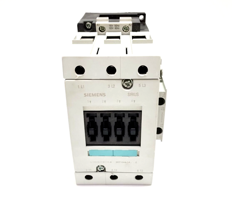 Siemens 3RT1044-1AK60 Power Contactor 65A 120VAC 3-Pole 30kW - Maverick Industrial Sales