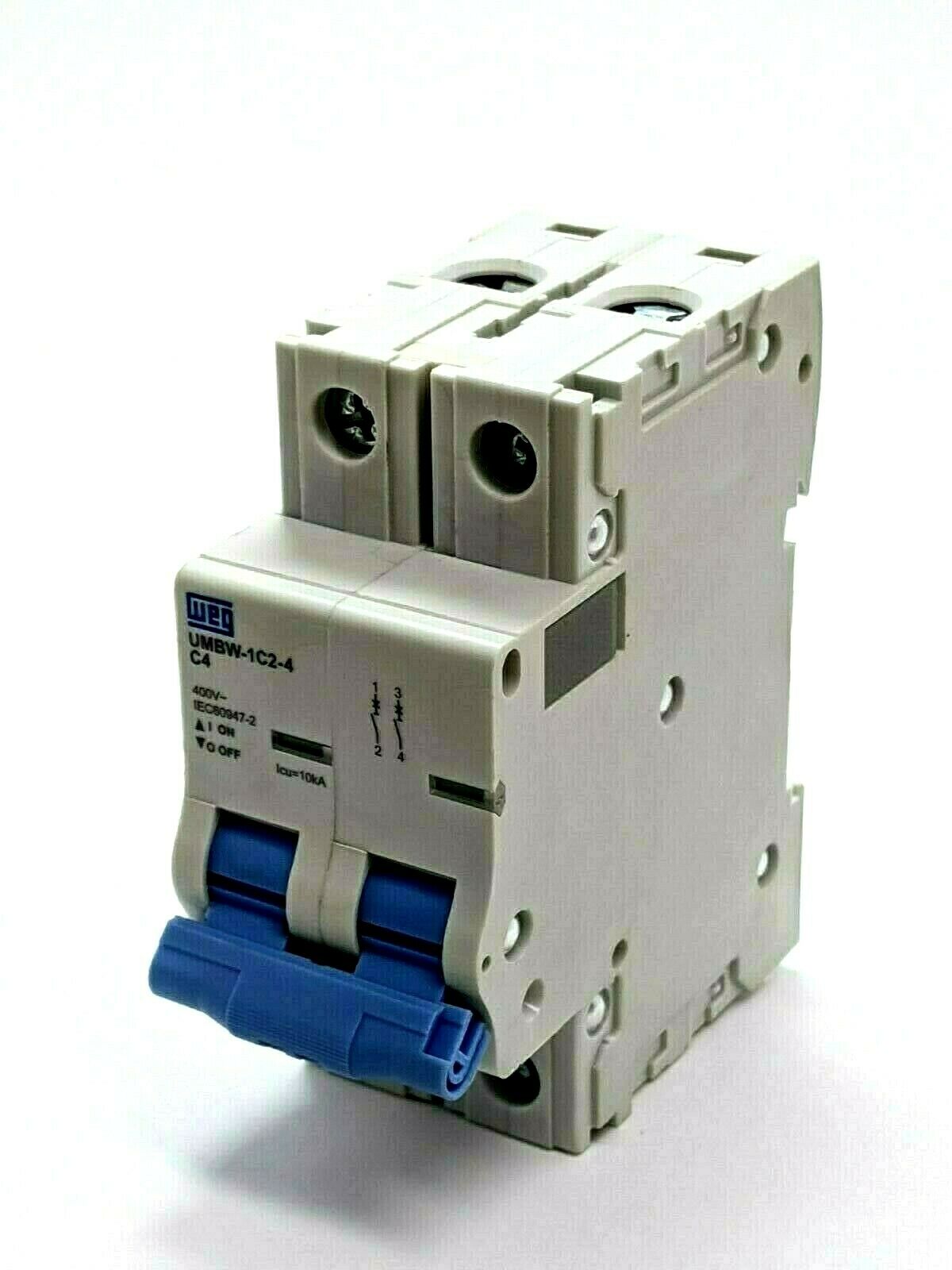 Weg UMBW-1C2-4 Miniature Circuit Breaker C4 4A - Maverick Industrial Sales