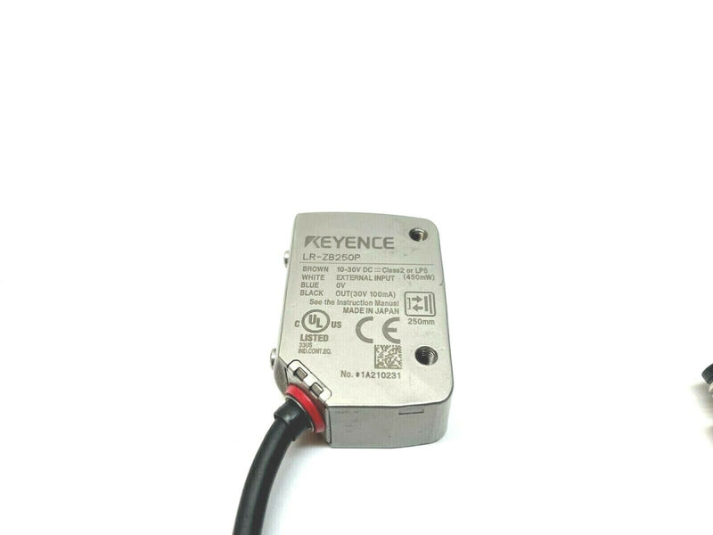 Keyence LR-ZB250P CMOS Self Contained Laser Sensor, 20" Cable - Maverick Industrial Sales