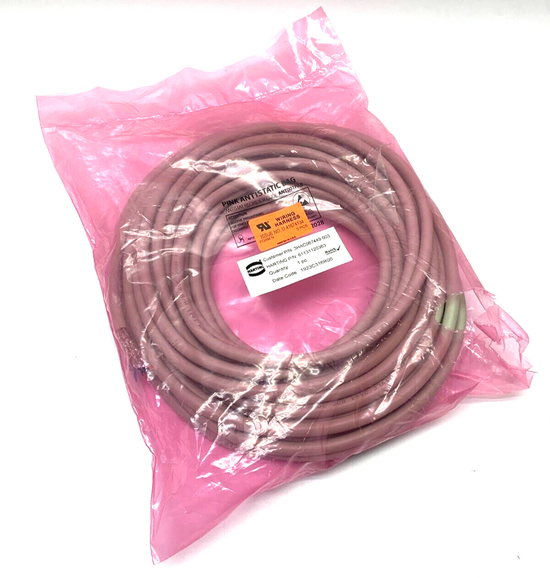 ABB 3HAC067449-003 Ethernet Floor Cable 15m Harting 61131120363 - Maverick Industrial Sales