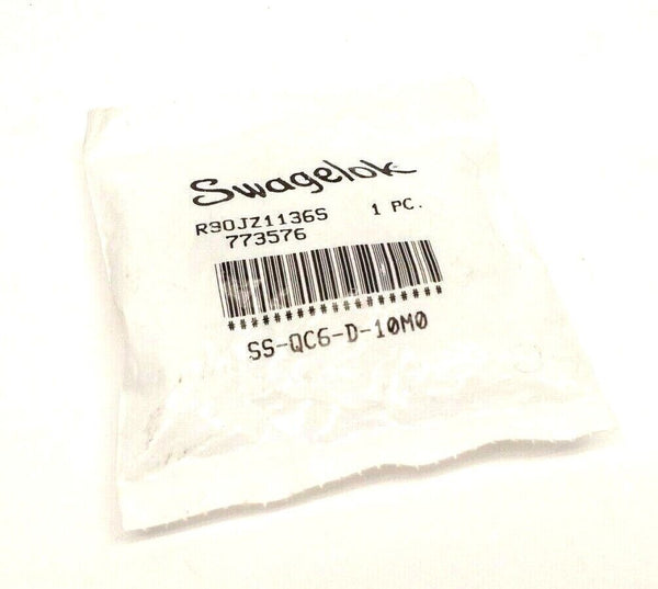 Swagelok SS-QC6-D-10M0 Instrumentation Quick Connect Stem w/ Valve SS 10mm 0.5Cv - Maverick Industrial Sales