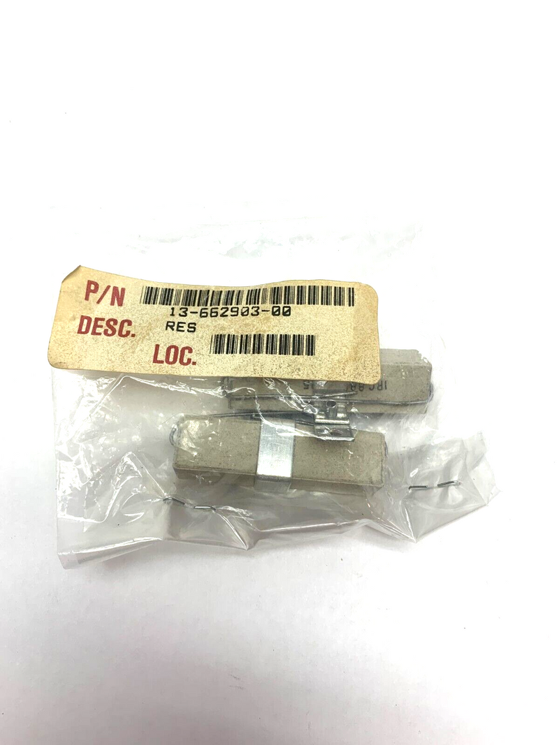 OHM 13-662903-00 Ceramic Resistors w/ Grounding Brackets PACK OF 2 - Maverick Industrial Sales