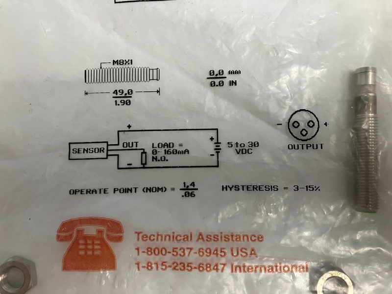 Micro Switch 922AA1E-A4P-L Proximity Sensor - Maverick Industrial Sales