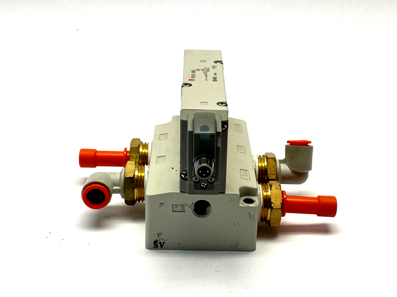 SMC SY9140-5WOZ-04T Solenoid Valve w/ Sub Plate - Maverick Industrial Sales