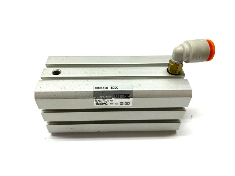 SMC CDQSB20-50DC Pneumatic Compact Cylinder 20mm Bore 50mm Stroke - Maverick Industrial Sales