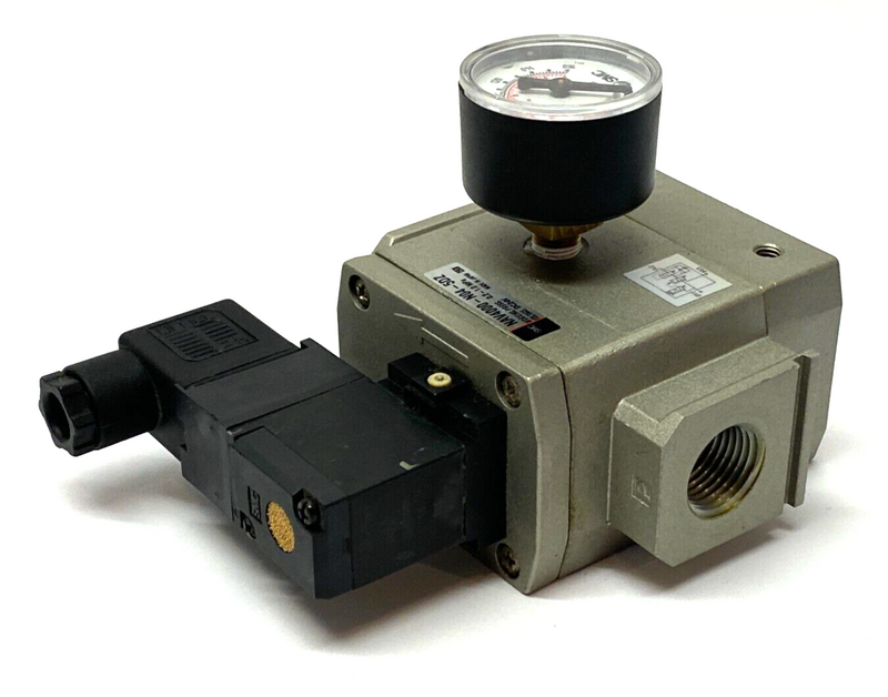 SMC NAV4000-N04-5DZ Soft Start Solenoid Valve 24VDC 0.2~1.0MPa Working Press - Maverick Industrial Sales