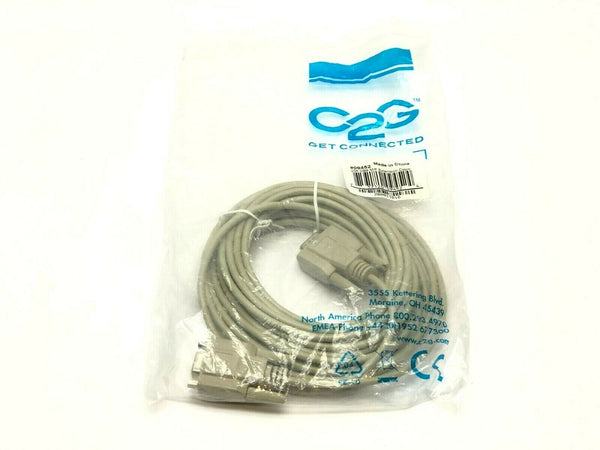 C2G 09452 DB9 M/F Serial RS232 Cable 25ft - Maverick Industrial Sales