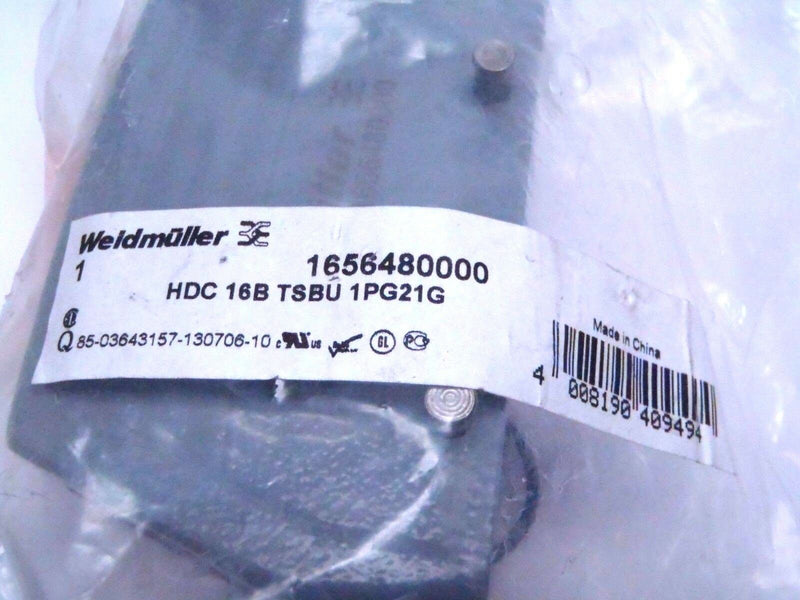 Weidmuller 1656480000 / HDC 16B TSBU 1PG21G Size 6 HDC Enclosure - Maverick Industrial Sales