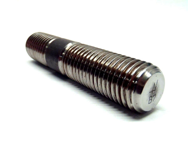 4-3/4" B7 Double Ended Stud 1" -8 UNC 1-1/2" x 2-1/2" Inch Threaded Sections - Maverick Industrial Sales