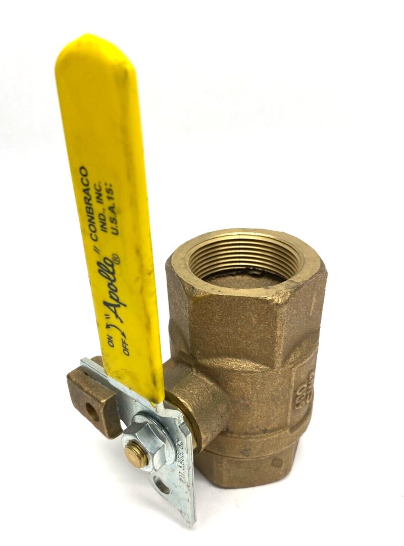 Apollo Conbraco 75-107-01 Bronze Locking Ball Valve Inline 1-1/2" - Maverick Industrial Sales